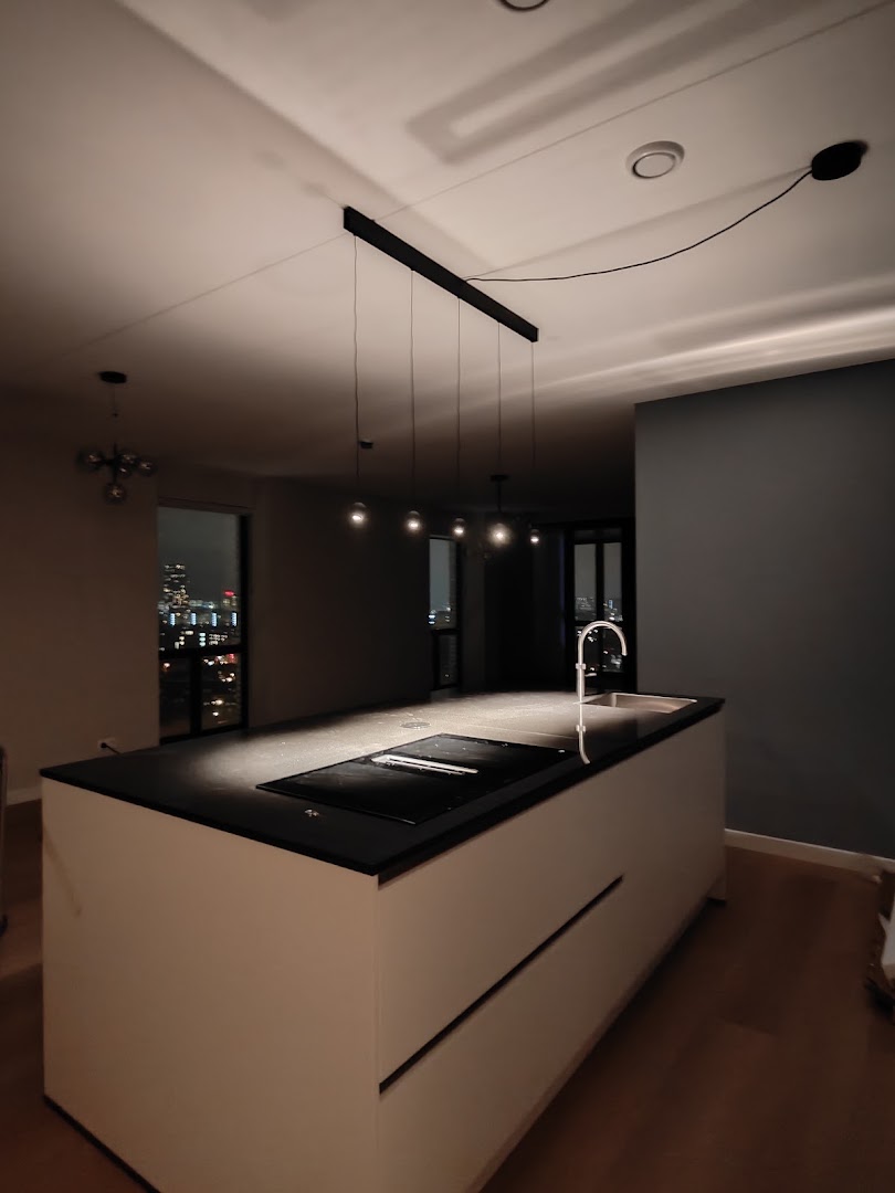 Elektra en verlichting voor een keuken